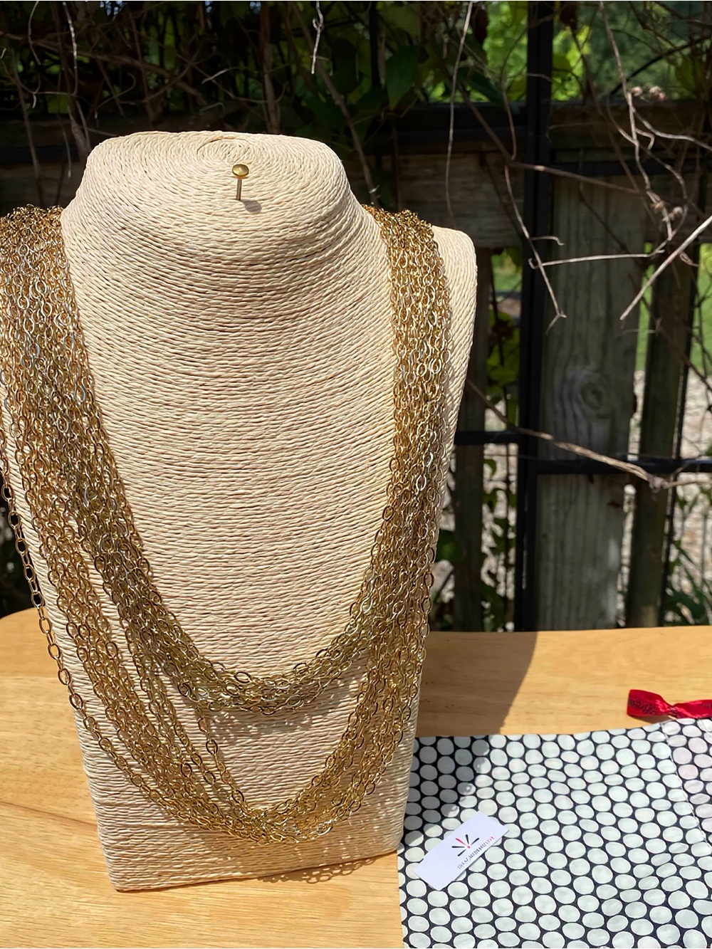 Isaac Mizahi Gold Multi-Strand Chain Necklace - Women Jewelry